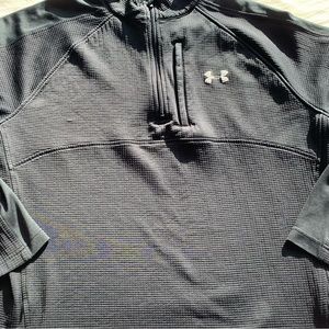 Under Armour Half Zip Waffle Top Size Large